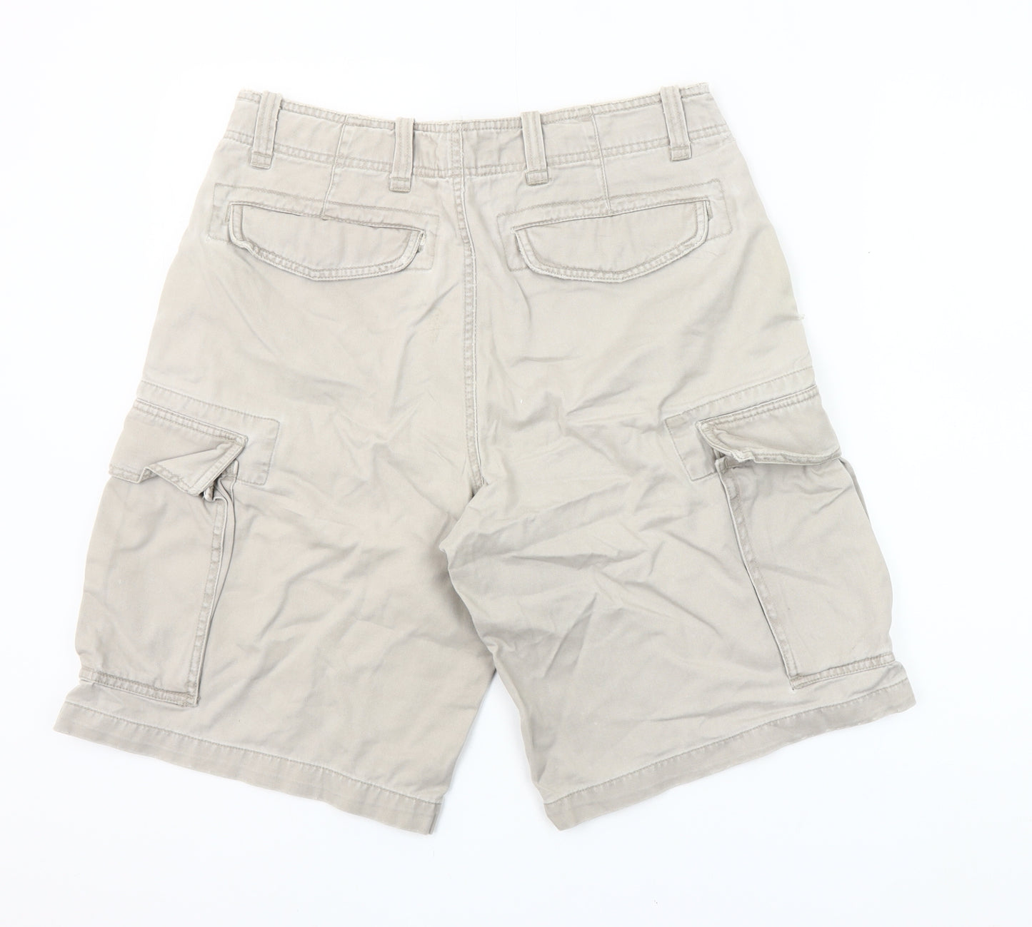 Old Navy Men’s Beige Cargo Shorts Size 31 Cotton Casual Summer