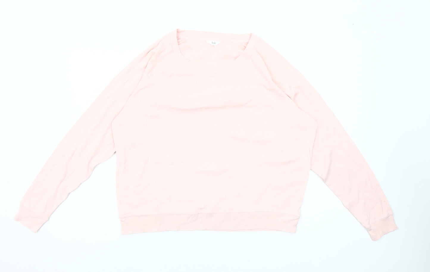 Hush Womens Pink Long Sleeve Crew Neck Jersey Top Size S