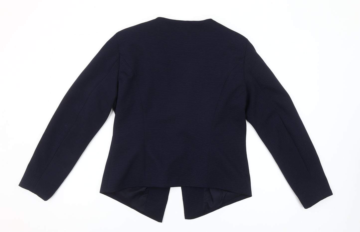 ONLY Womens Blue Tailored Open Front Blazer Jacket Size 10