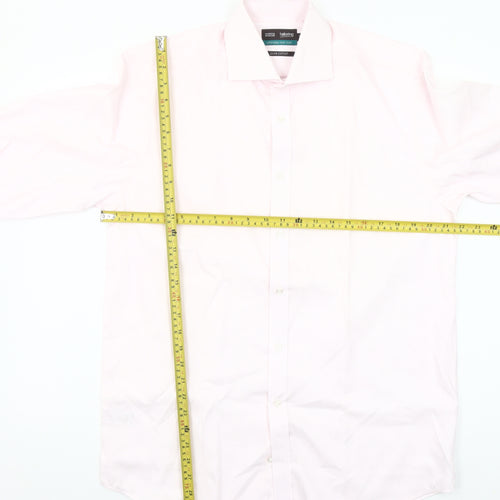 Marks and Spencer Men’s Pink Cotton Formal Dress Shirt 15in Collar