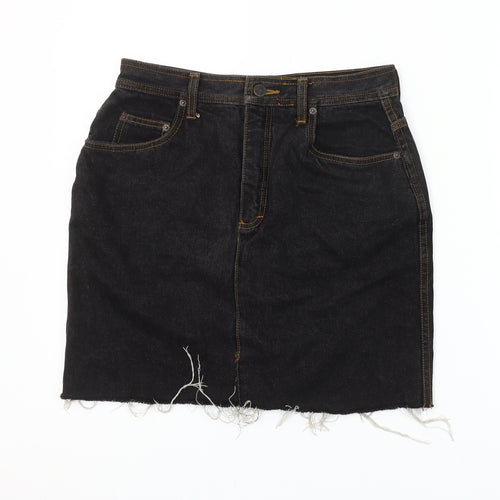 Esprit Women’s Black Denim Pencil Skirt Size 12 Mid Rise Casual
