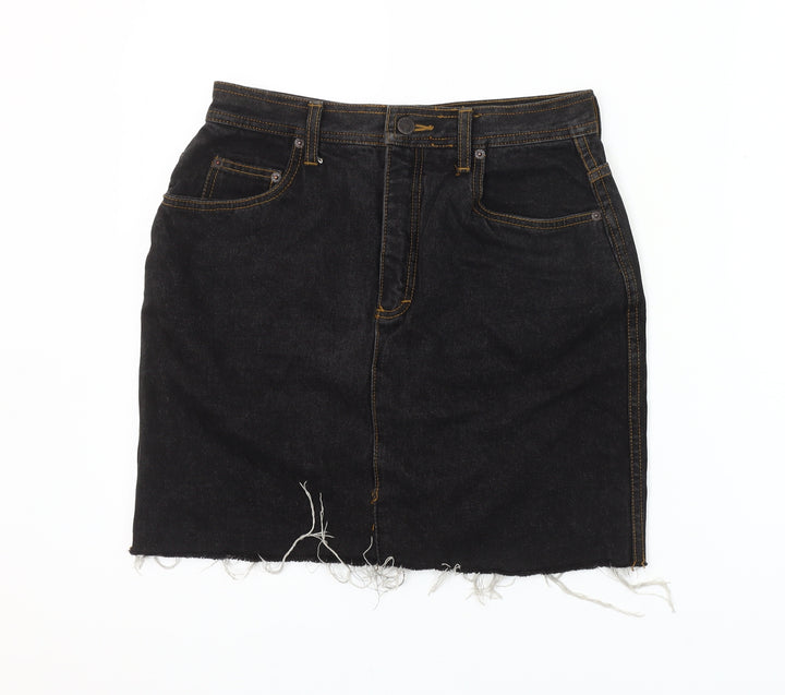 Esprit Women’s Black Denim Pencil Skirt Size 12 Mid Rise Casual