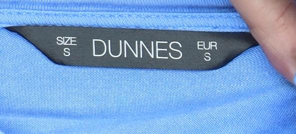Dunnes Women’s Blue Short Sleeve Blouse Size S Regular Fit