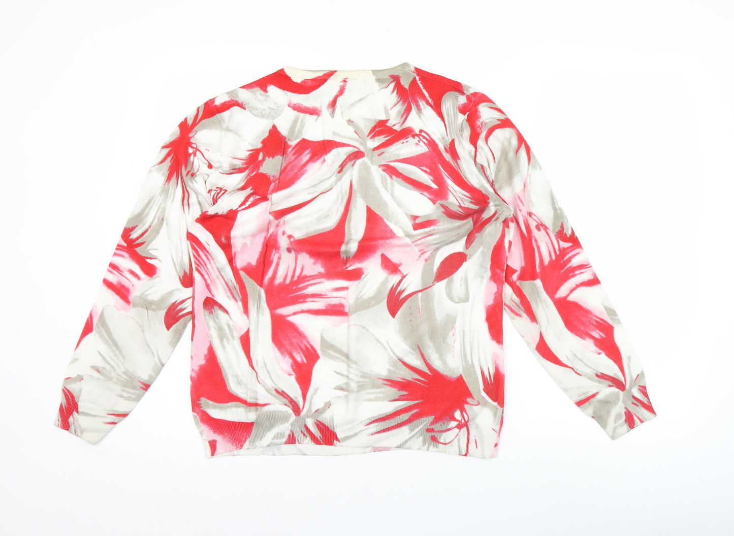 Paco Boutique Women’s Multicoloured Floral Jumper M Pullover