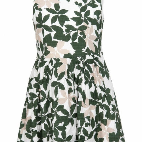 Sweet Miss Women’s Green Floral Fit & Flare Sleeveless Dress L