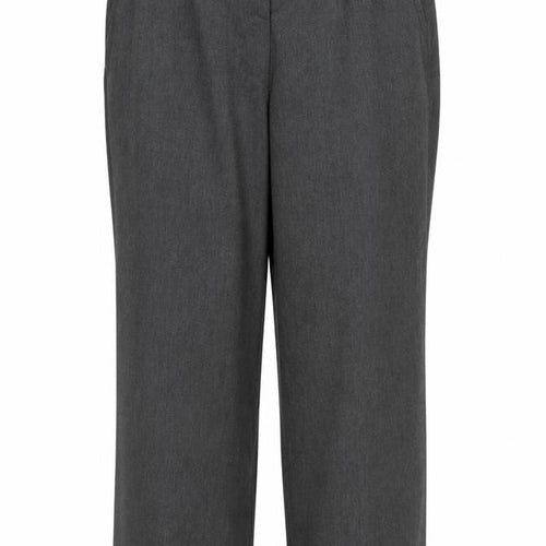 Eastex Womens Grey Wide-Leg Trousers Size 18 Lined Workwear
