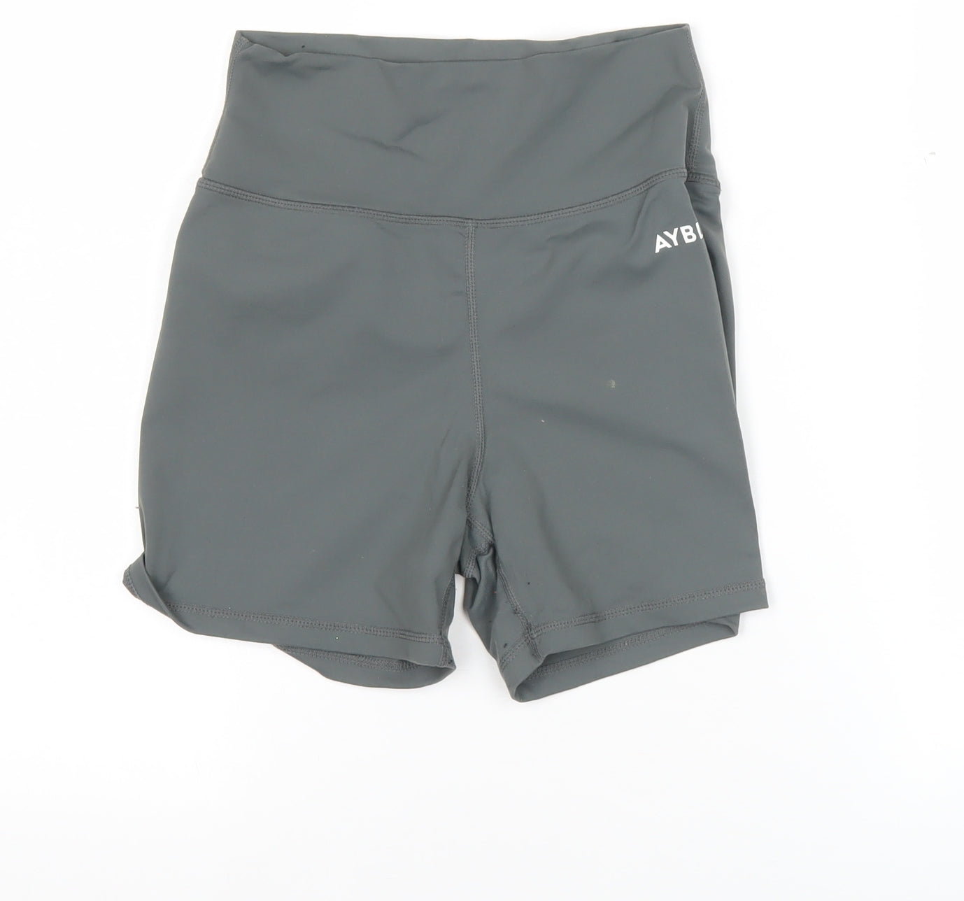 AYBL Womens Grey Biker Shorts Size S Gym Training Yoga Stretch