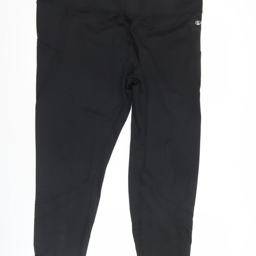 Dunnes Stores Women’s Black XL Activewear Leggings Gym Yoga Slim Fit