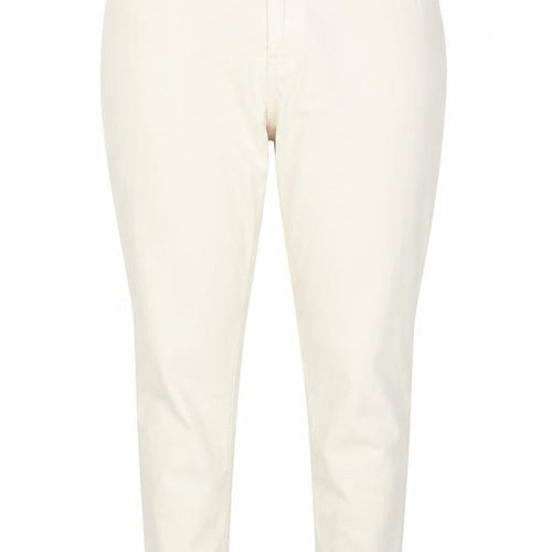 Soyaconcept Womens Ivory Skinny Slim Fit Jeans Size 14 Regular