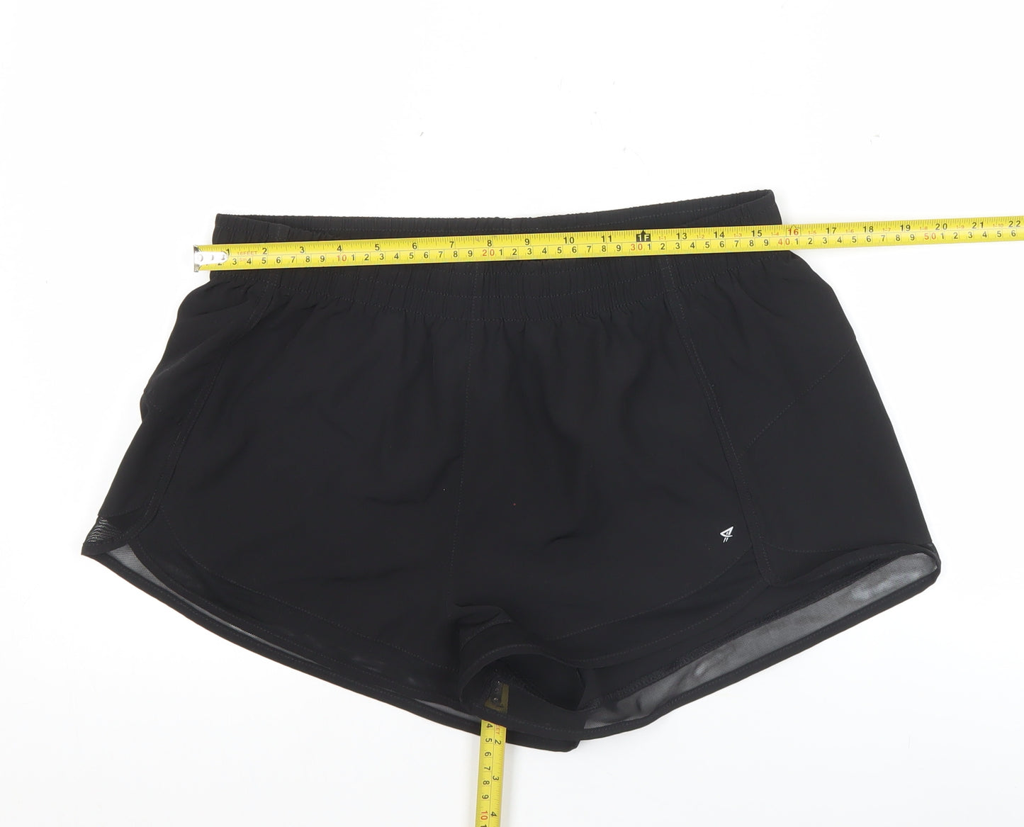 WORK OUT Womens Black Size 14 Athletic Running Gym Shorts