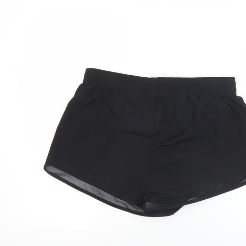 WORK OUT Womens Black Size 14 Athletic Running Gym Shorts