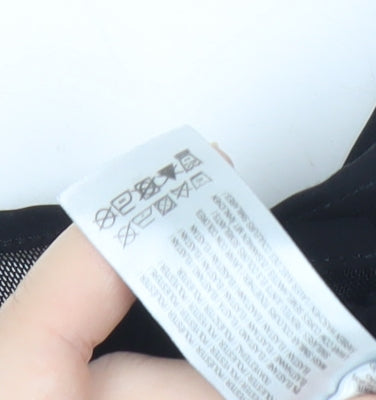 WORK OUT Womens Black Size 14 Athletic Running Gym Shorts