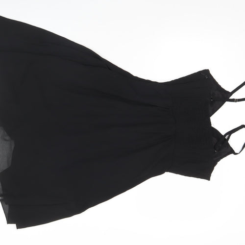CHARM'S Paris Women’s Black A-Line Party Cocktail Dress S
