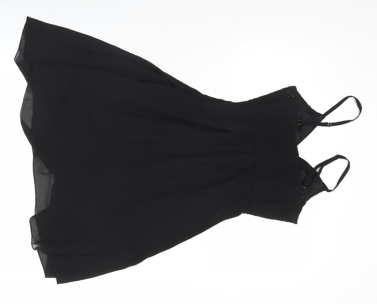 CHARM'S Paris Women’s Black A-Line Party Cocktail Dress S