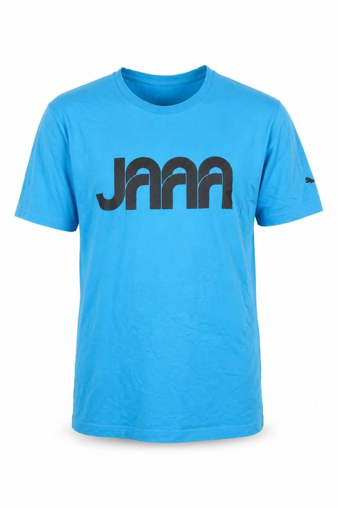 Puma Men's Blue M Graphic Print Sports Crew Neck T-Shirt