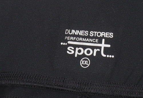 Dunnes Stores Womens Black 2XL Slim Fit Sport Leggings