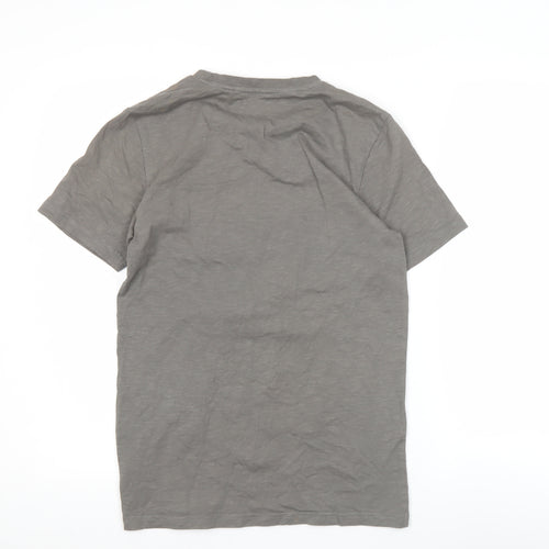 Next Men’s Grey XS Regular Fit Graphic Print T-Shirt