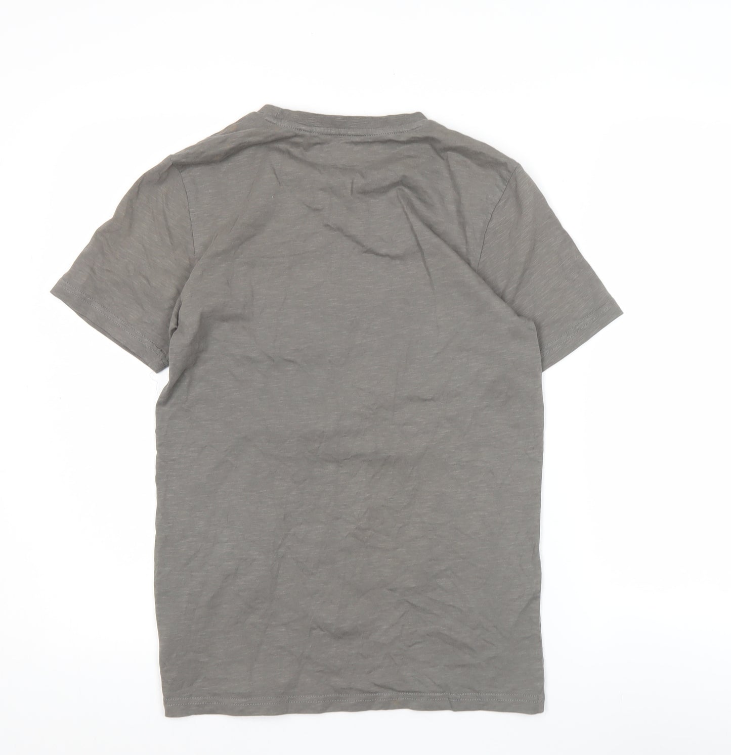 Next Men’s Grey XS Regular Fit Graphic Print T-Shirt