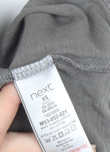 Next Men’s Grey XS Regular Fit Graphic Print T-Shirt