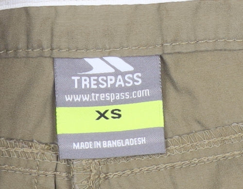 Trespass Men’s Beige XS Athletic Hiking Shorts Quick Dry