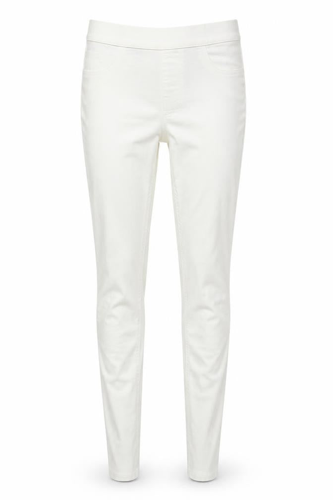 Front view of Dunnes Women White Jegging Slim Jeans, size 8