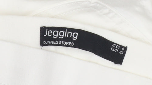 Dunnes Stores Women White Jegging Slim Jeans Size 8