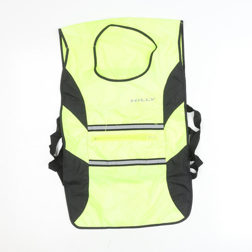 Hilly Unisex Adults Green Reflective Running Tank One Size Polyester