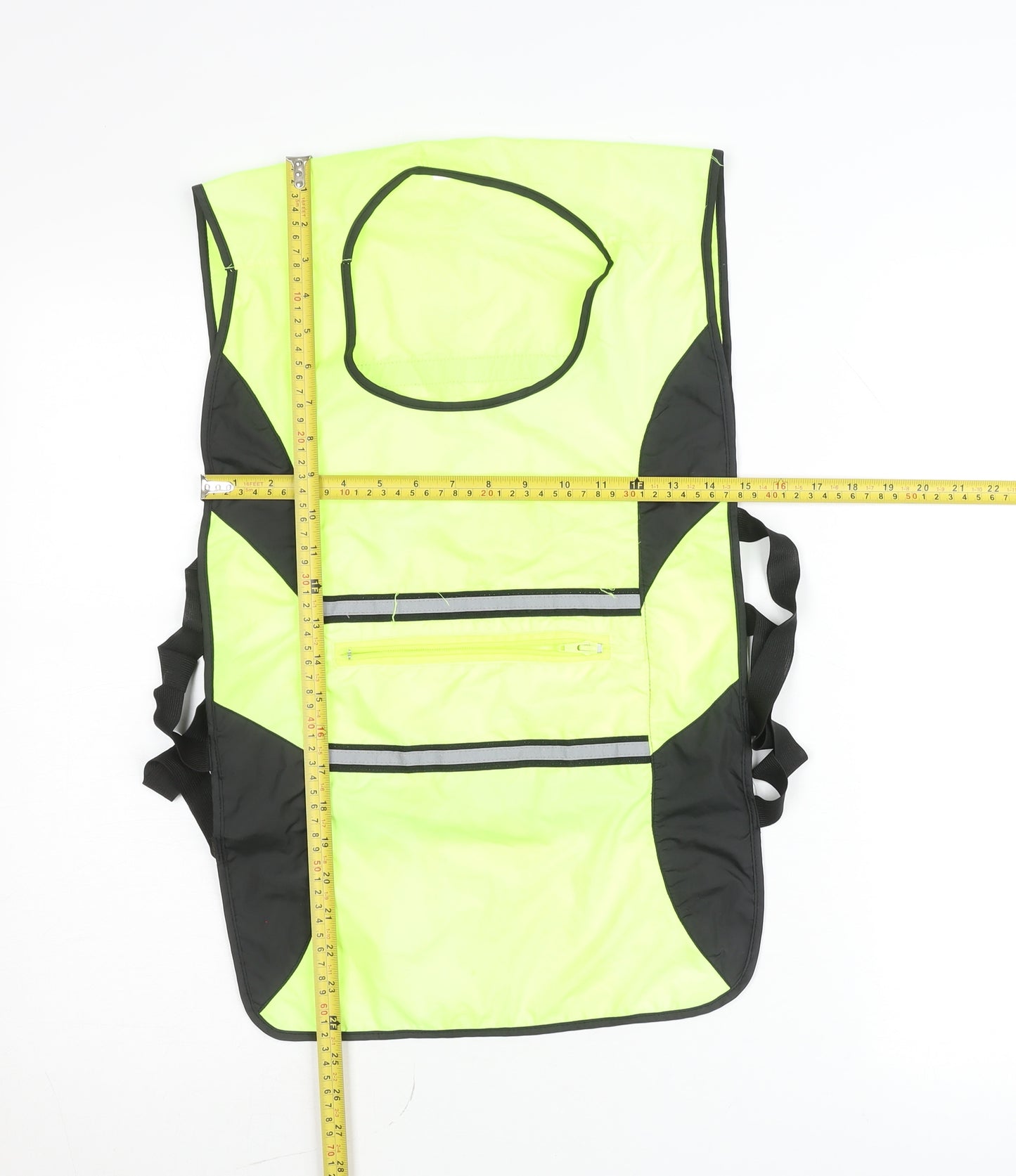 Hilly Unisex Adults Green Reflective Running Tank One Size Polyester