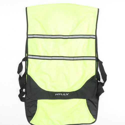 Hilly Unisex Adults Green Reflective Running Tank One Size Polyester