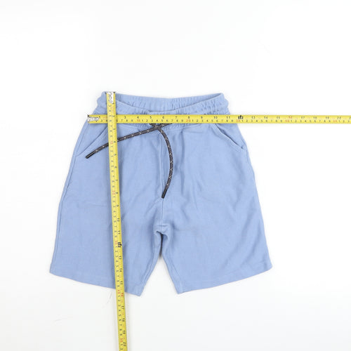 Next Boys Blue Sweat Shorts Age 9 Years Elastic Waist Drawstring Pockets