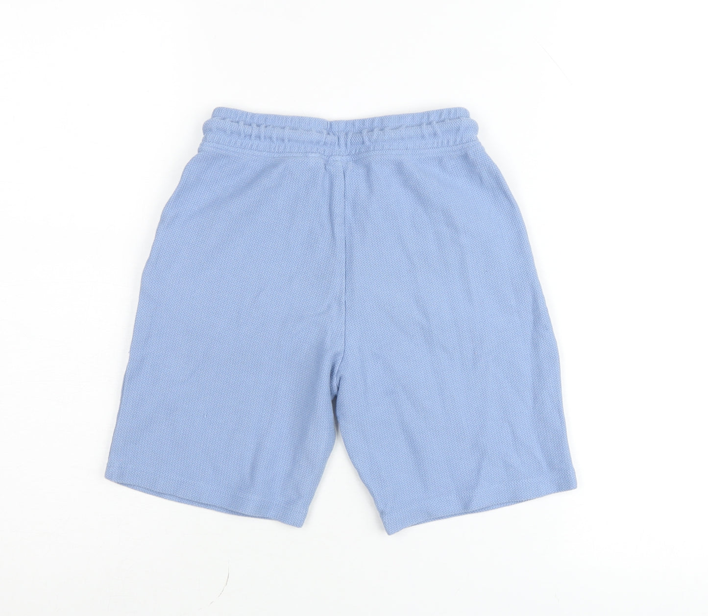 Next Boys Blue Sweat Shorts Age 9 Years Elastic Waist Drawstring Pockets