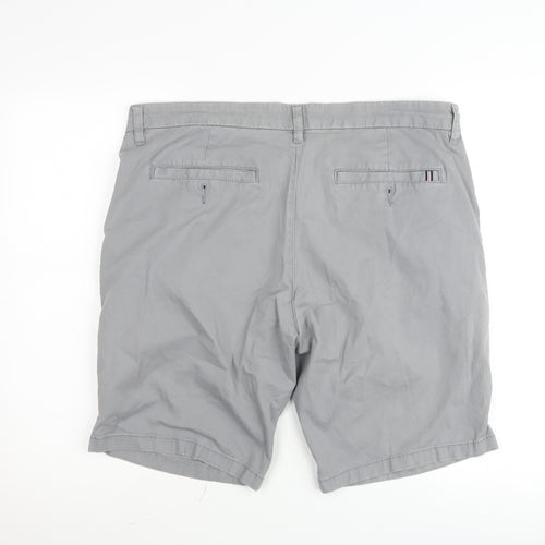 F&F Men's Grey Chino Shorts Size 30 Regular Fit Summer Casual