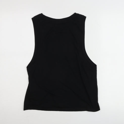 IVY PARK Womens Black Tank Top XXS Sleeveless Jersey Cotton Blend