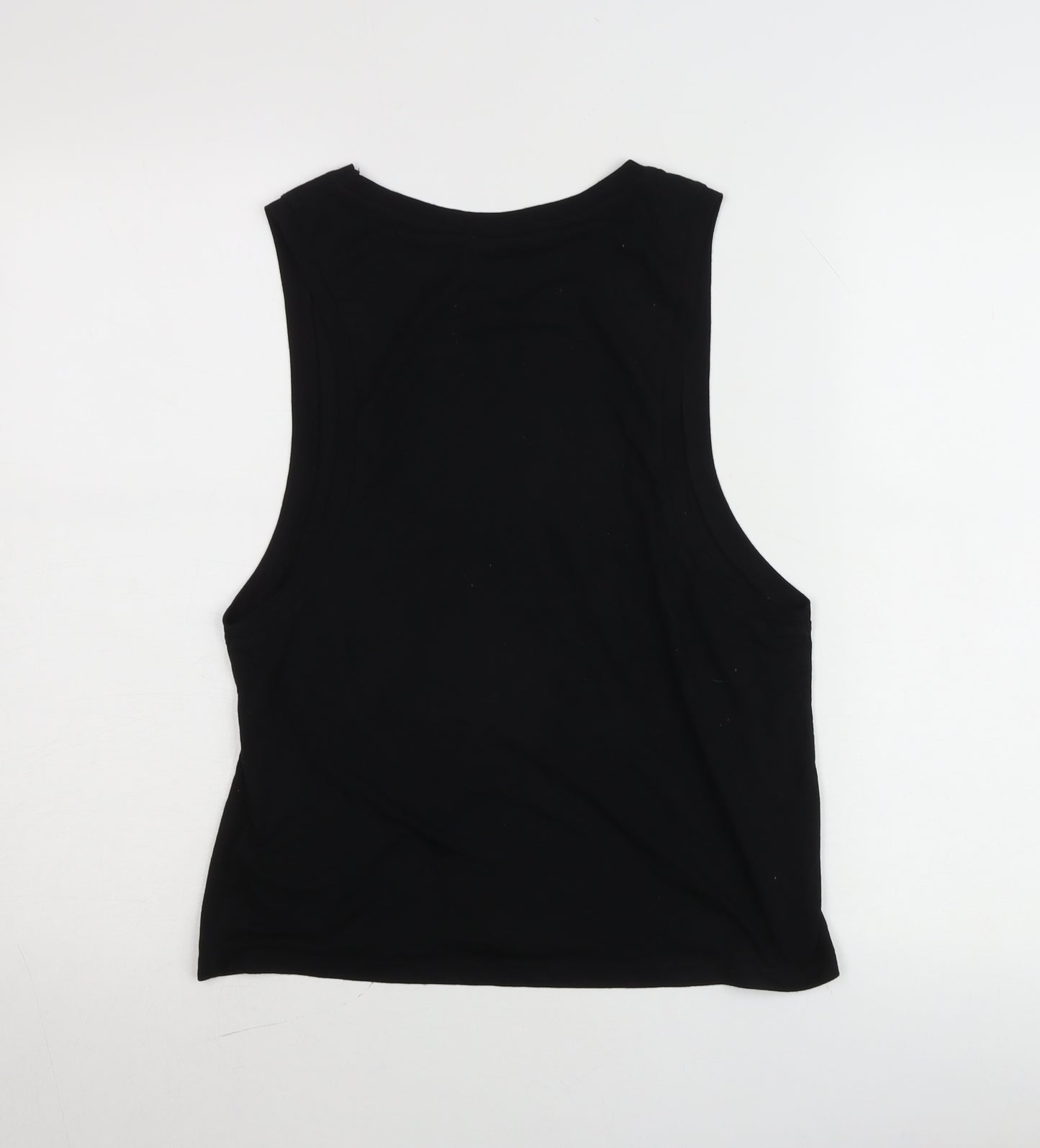 IVY PARK Womens Black Tank Top XXS Sleeveless Jersey Cotton Blend