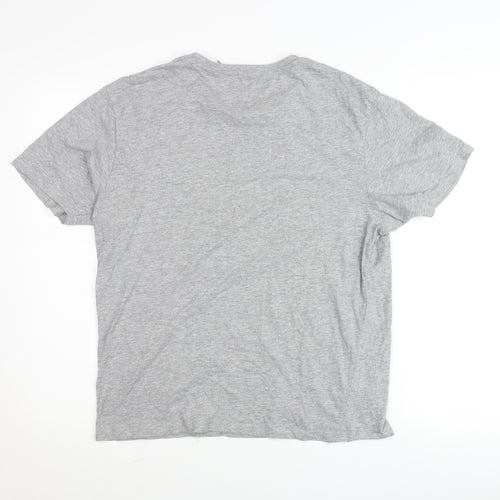 Farah 1920 Men's Grey Crew Neck Short Sleeve Cotton T-Shirt L