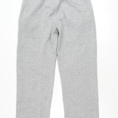 Azzurri Men’s Grey Sweatpants S Regular Fit Elastic Waist