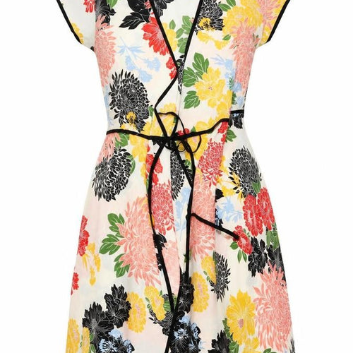 Rant & Rave Women’s Multicoloured Floral Wrap Dress Size 10