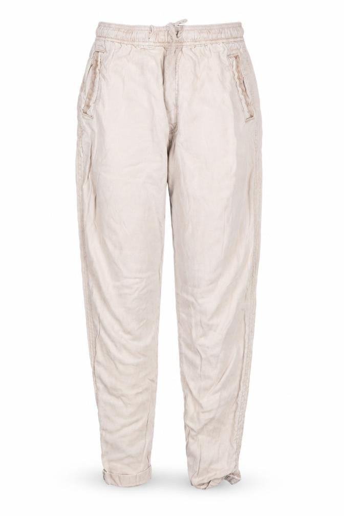 Primark Women’s Beige Tapered Jeans XS Relaxed Fit Elastic Waist