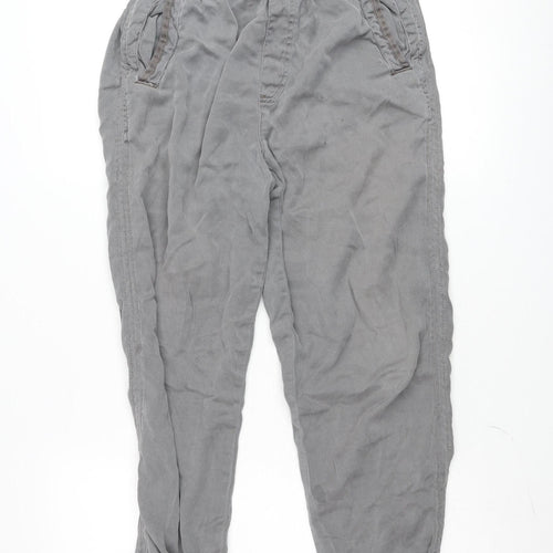 Primark Denim Co. Womens Grey XS Cargo Trousers Elastic Waist