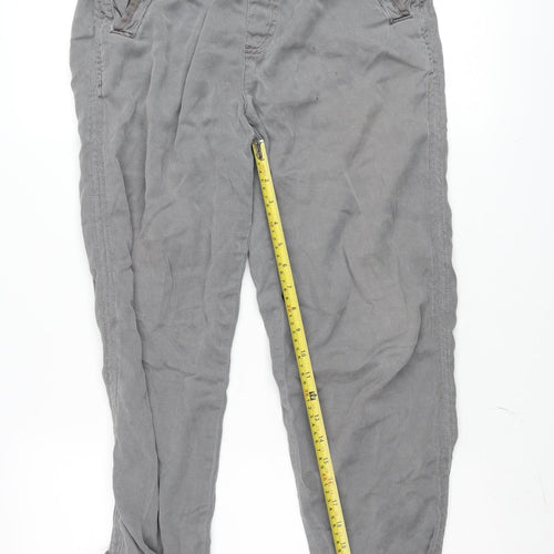 Primark Denim Co. Womens Grey XS Cargo Trousers Elastic Waist