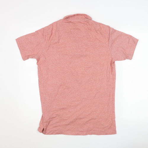 Dunnes Stores Men’s Pink Henley Short Sleeve T-Shirt Size L