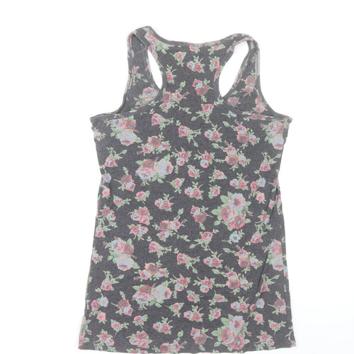 St. Bernard for Dunnes Womens Floral Tank Top Size 12 Grey