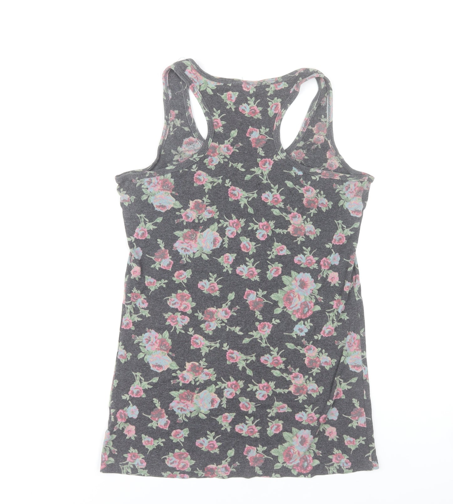 St. Bernard for Dunnes Womens Floral Tank Top Size 12 Grey