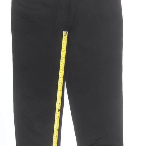 St. Bernard for Dunnes Womens Black Size 8 Cropped Cotton Trousers