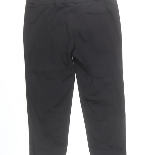 St. Bernard for Dunnes Womens Black Size 8 Cropped Cotton Trousers