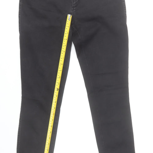 ONLY Women Black Skinny Jeans L 32in Slim Comfort Denim
