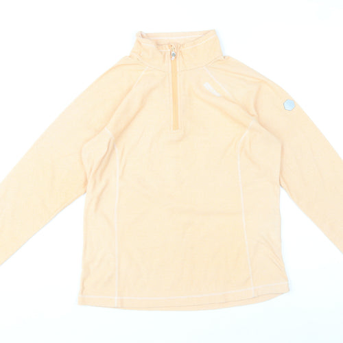 Regatta Women's Beige Half Zip Sweatshirt UK 10 Outdoor Polyester