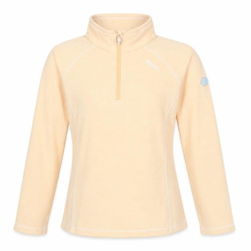 Regatta Women's Beige Half Zip Sweatshirt UK 10 Outdoor Polyester