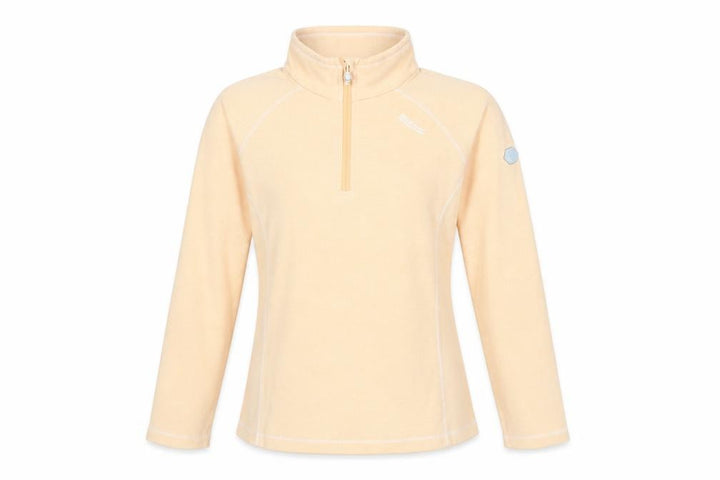 Regatta Women's Beige Half Zip Sweatshirt UK 10 Outdoor Polyester