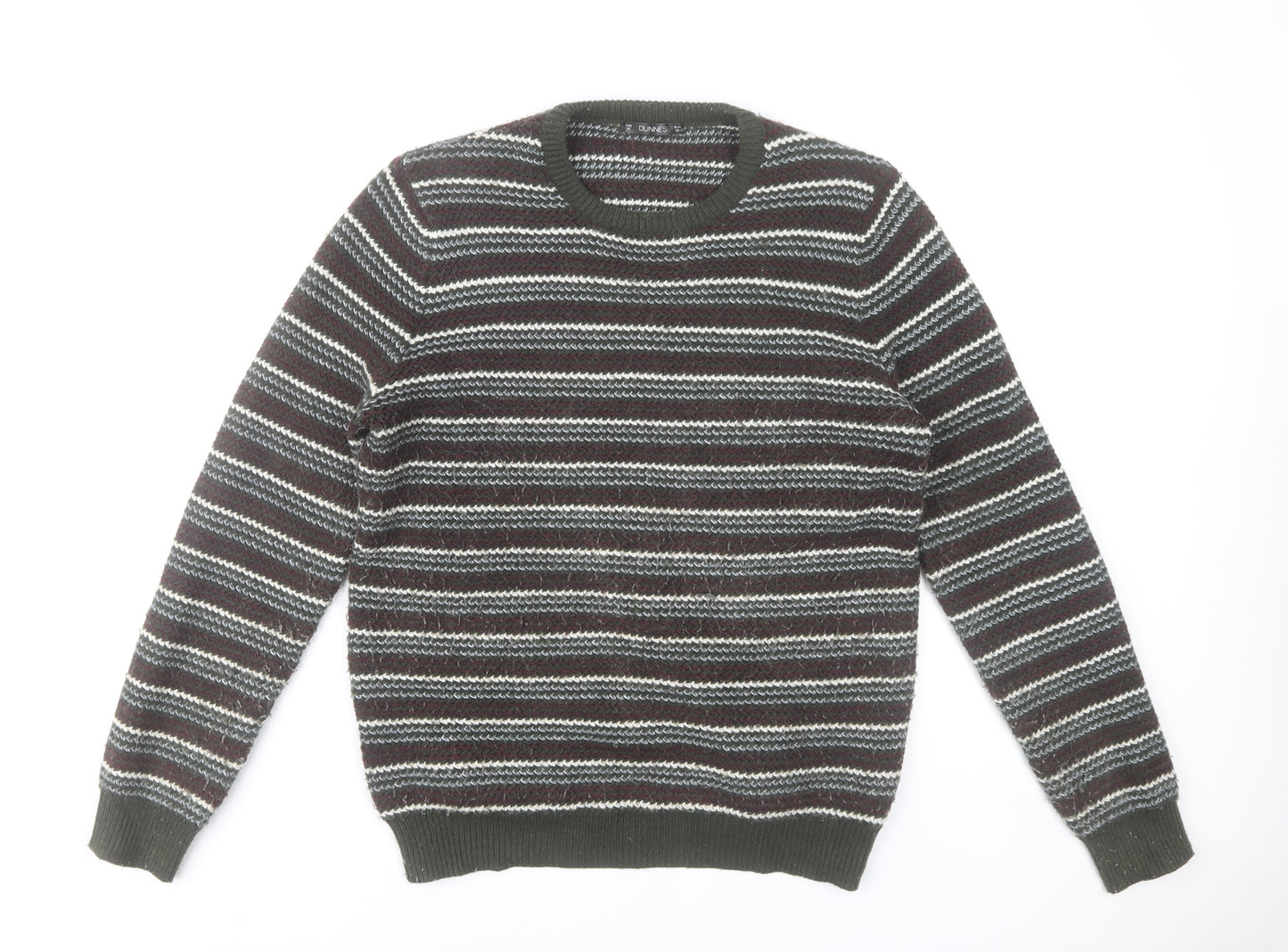 Dunnes Stores Women’s Multicoloured Striped Knit Jumper Size M